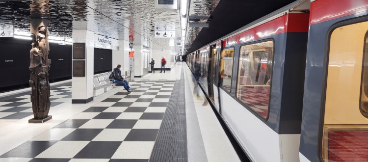 Neues Design für U-Bahnhof Jungfernstieg
