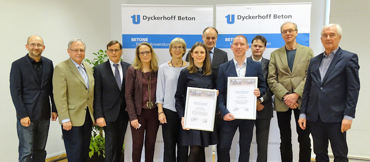 Dyckerhoff Förderpreis 2019 verliehen