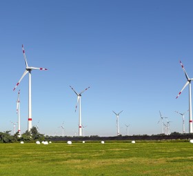 Windenergieanlagen mit Zement von Dyckerhoff