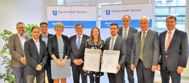 Dyckerhoff Förderpreis zum zweiten Mal verliehen