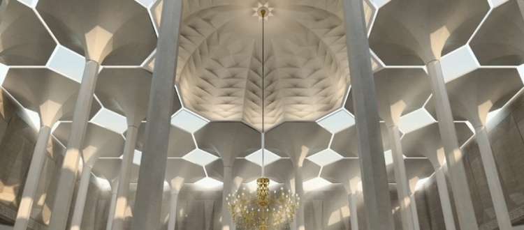 Dyckerhoff WEISS für die Säulen der drittgrößten Moschee der Welt